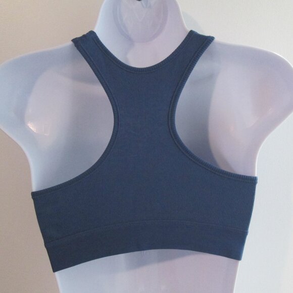 GAP GapBody Ribbed Logo Comfort Racerback Bralette NWT Sz S - Picture 4 of 4